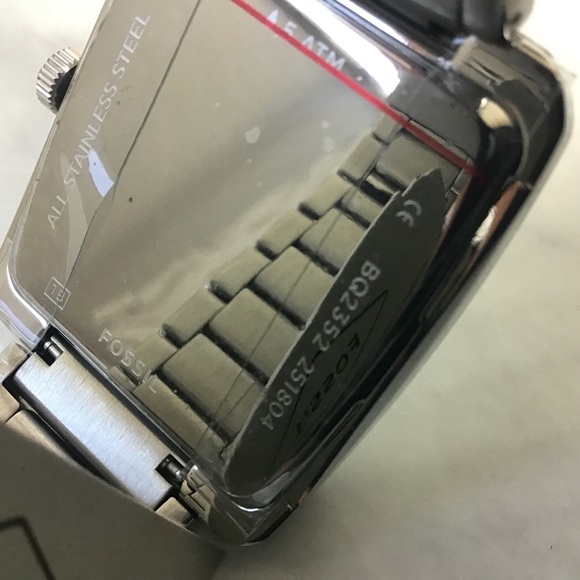 Fossil Heathcliff Three Hand Mens Stainless Steel - Picture 5 of 8